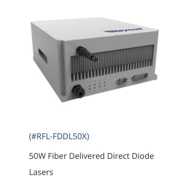 Raycus RFL-FDDL50X Fiber Delivered Direct Diode Lasers