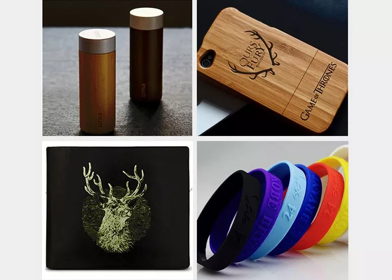 Industry Applications Wood, organic glass, plastic, garments, paper, leather, rubber, and other nonmetal materials.